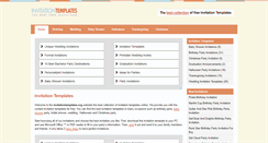 Desktop Screenshot of invitationtemplates.org