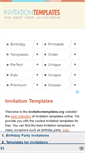 Mobile Screenshot of invitationtemplates.org